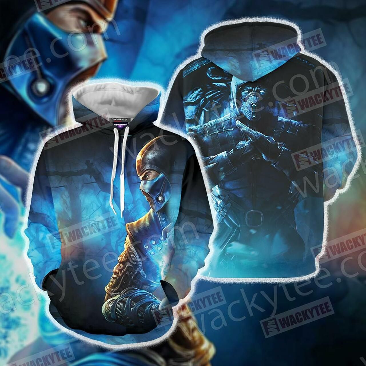 Mortal Kombat Subzero New 3D All Over Print Hoodie & Zip Hoodie