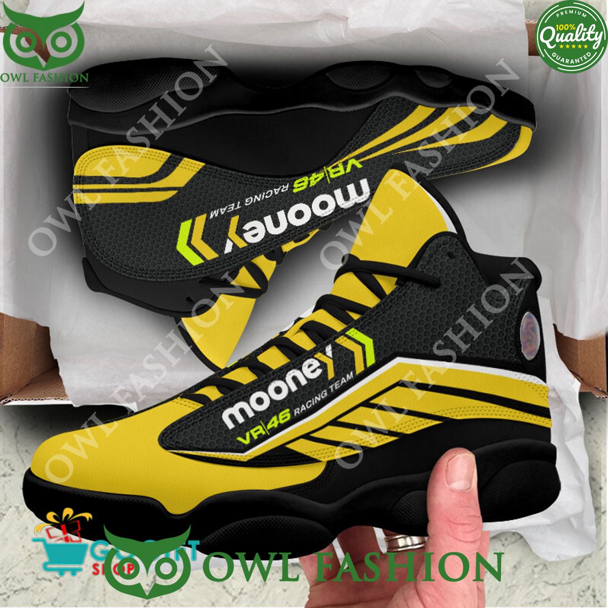 MotoGP Mooney VR46 JD13 Sneakers Shoes for Men & Women | Stylish Streetwear Shoes