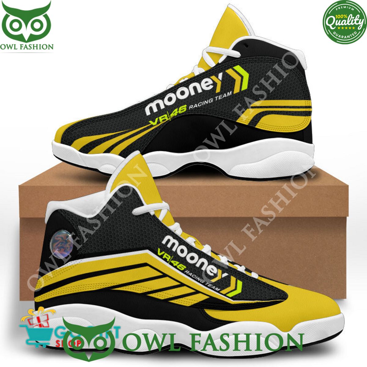 MotoGP Mooney VR46 JD13 Sneakers Shoes for Men & Women | Stylish Streetwear Shoes
