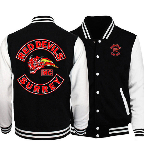 Motorcycle Devils MC Surrey Fashion Baseball Jacket for Men & Women | Biker Fan Gift