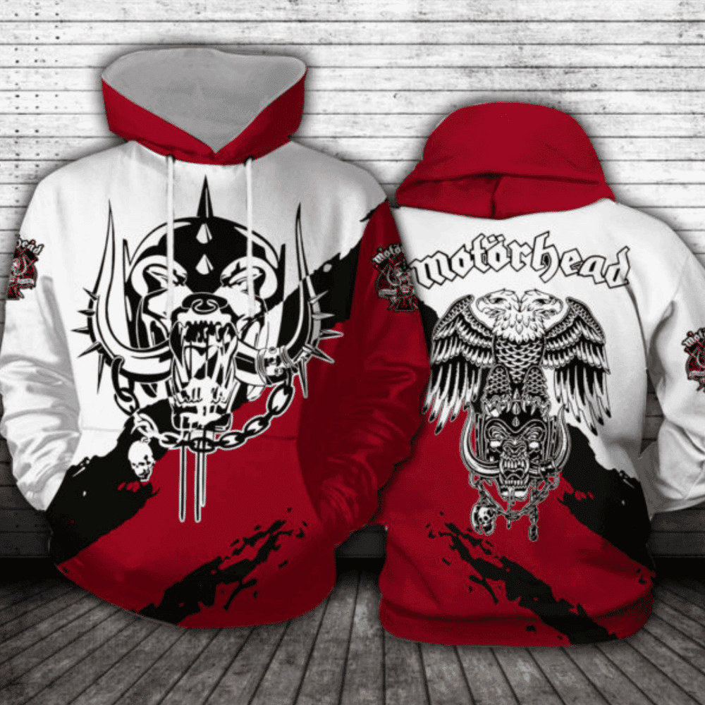 Motorhead Logo Motorhead 3D All Over Print Hoodie & Zip Hoodie