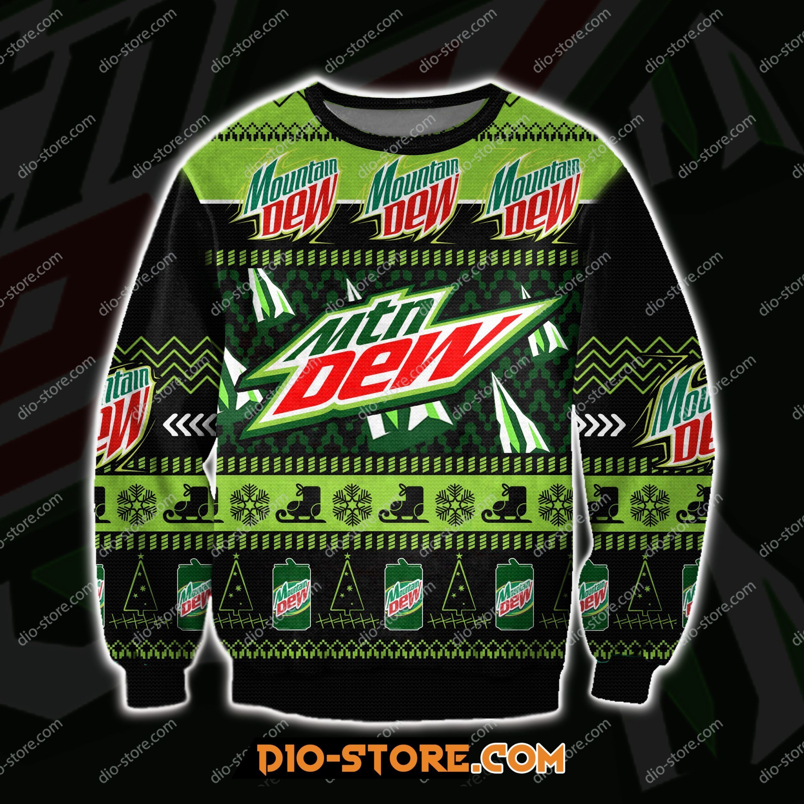 Mountain Drew 3D All Over Print Ugly Christmas Sweater