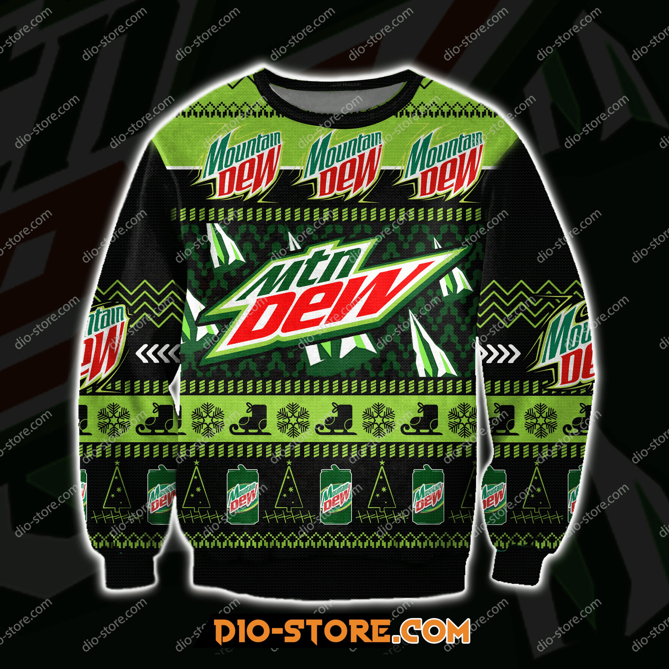 Mountain Drew 3D Ugly Christmas Sweater, Perfect Holiday Gift