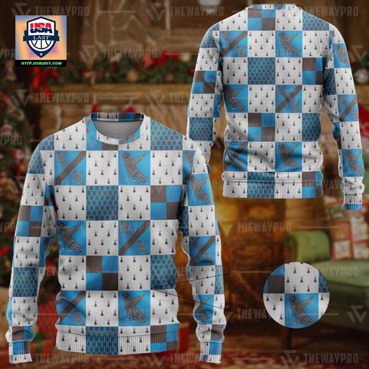 Movie Harry Potter Ravenclaw-House Pattern Christmas Sweater