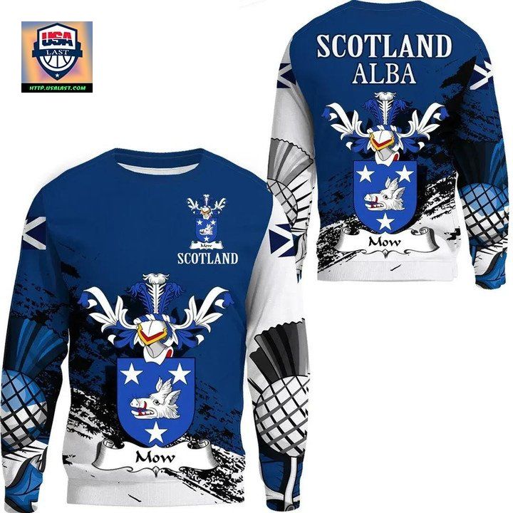Mow Scottish Family Crest Scotland Special Sweater 