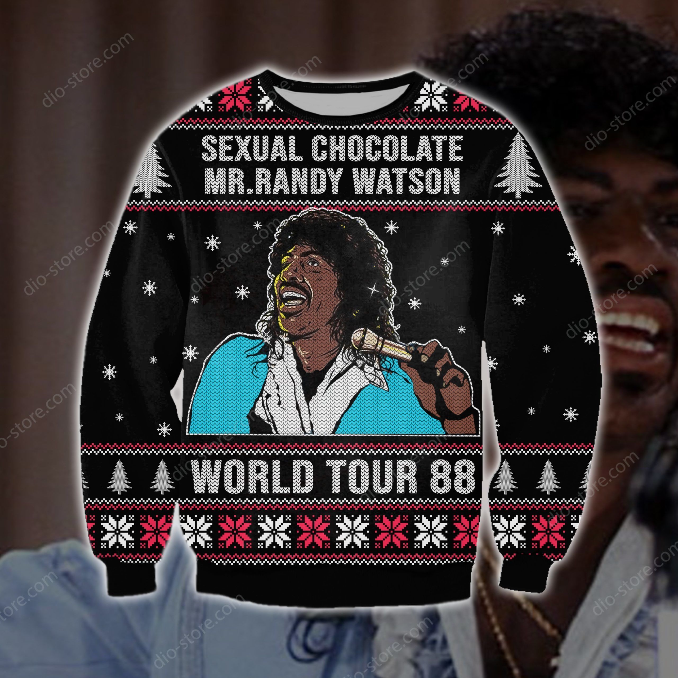 Mr. Randy Watson Knitting Pattern 3D Print Ugly Sweater