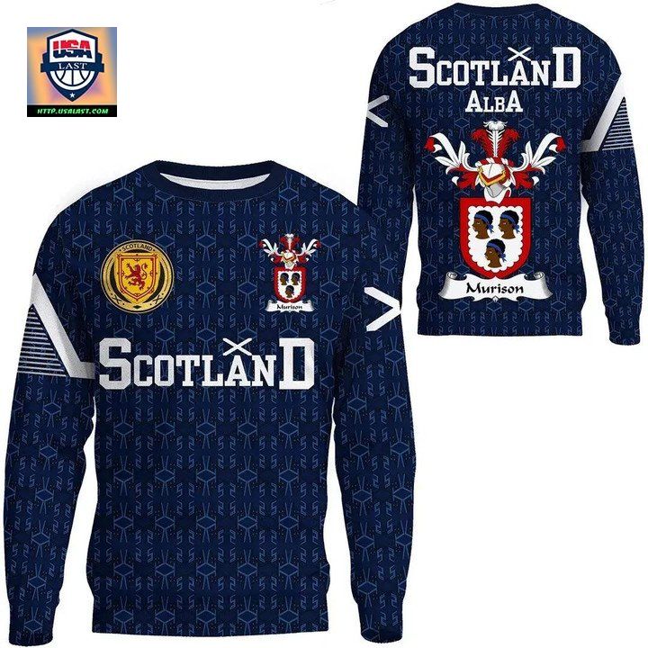 Murison Family Crest Sweater Scottish Home 1991 Style 