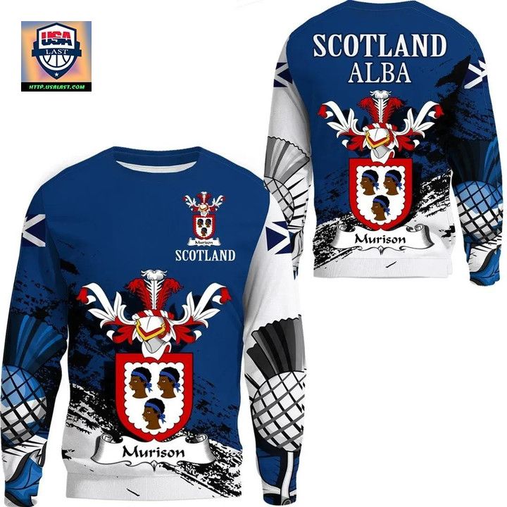 Murison Scottish Family Crest Scotland Special Sweater 