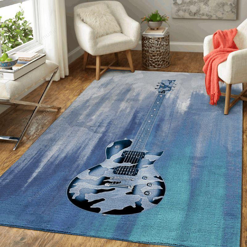 Music Dreams Grunge Art Rectangle Area Rug – Full Print Carpet For Living Room & Bedroom Home Decor