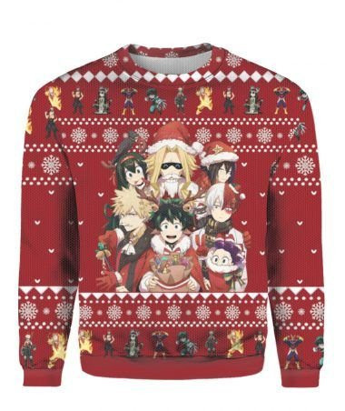 My Hero Academia For Unisex Ugly Christmas Sweater,