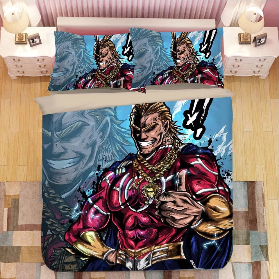 My Hero Academia Million Duvet Cover Quilt Cover Pillowcase Bedding Set Bed Linen Home Bedroom Decor