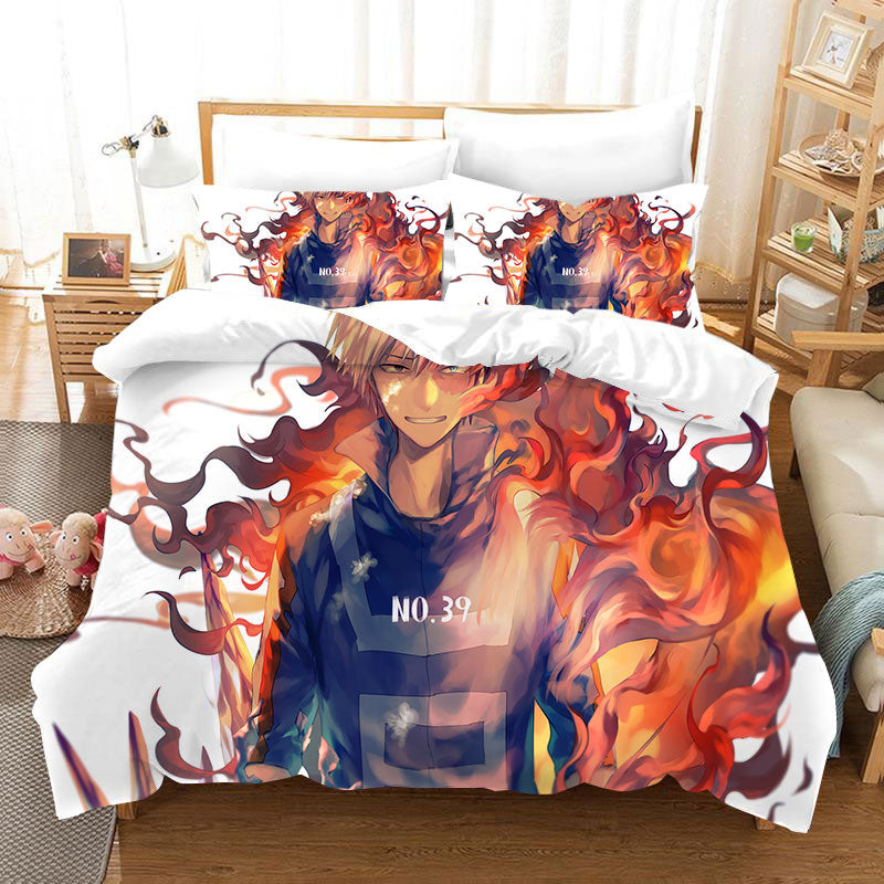 My Hero Academia Season 4 Duvet Cover Quilt Cover Pillowcase Bedding Set Bed Linen Home Bedroom Decor
