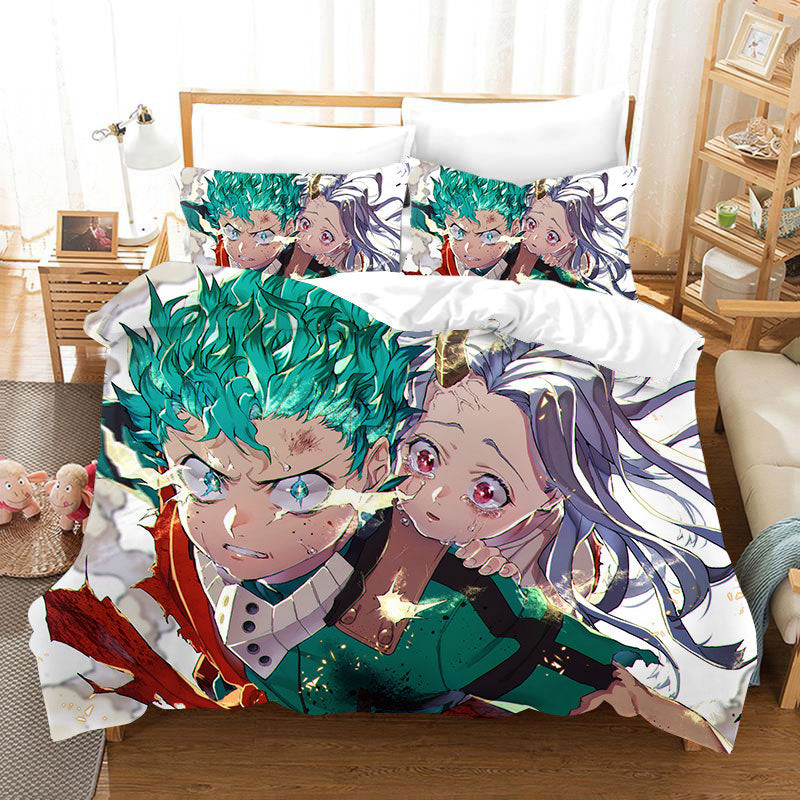 My Hero Academia Season 4 Duvet Cover Quilt Cover Pillowcase Bedding Set Bed Linen Home Bedroom Decor