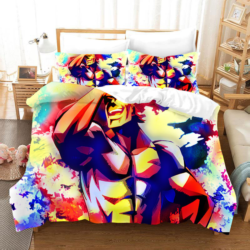 My Hero Academia Season 4 Duvet Cover Quilt Cover Pillowcase Bedding Set Bed Linen Home Bedroom Decor