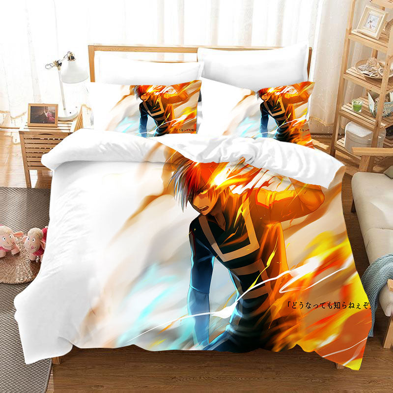 My Hero Academia Season 4 Duvet Cover Quilt Cover Pillowcase Bedding Set Bed Linen Home Bedroom Decor
