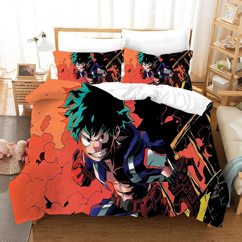 My Hero Academia Season 4 Duvet Cover Quilt Cover Pillowcase Bedding Set Bed Linen Home Bedroom Decor
