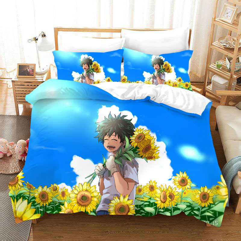 My Hero Academia Season 4 Duvet Cover Quilt Cover Pillowcase Bedding Set Bed Linen Home Bedroom Decor