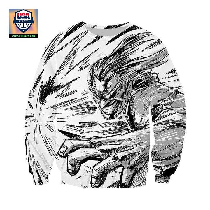 My Hero Academia Sweater All Might Attack Sweater