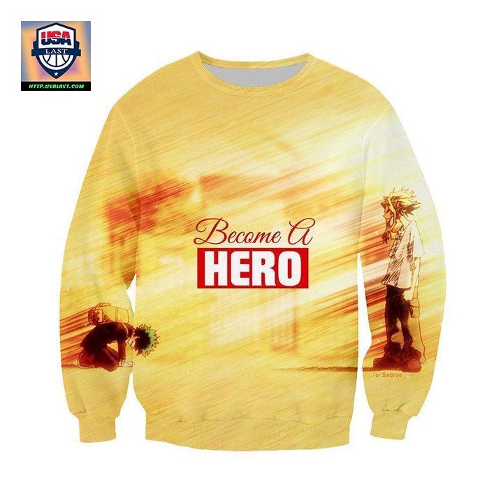 My Hero Academia Sweater Become A Hero Sweater