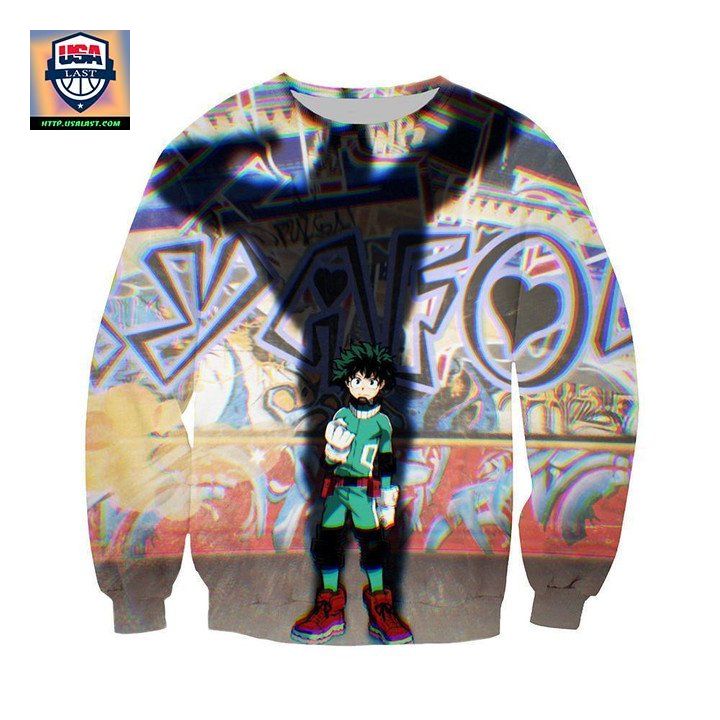 My Hero Academia Sweater Izuku In All Mights Shadow Sweater