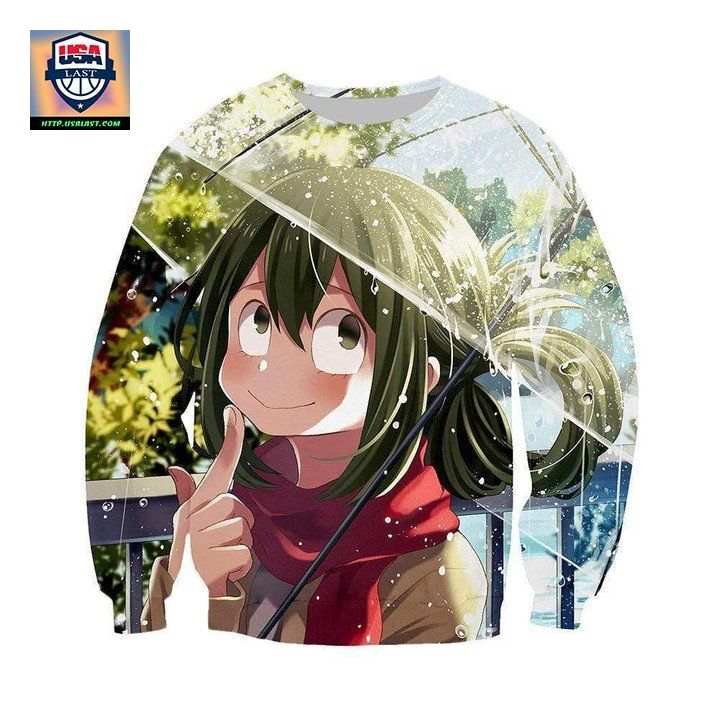 My Hero Academia Sweater Tsuyu With Umbrella Sweater