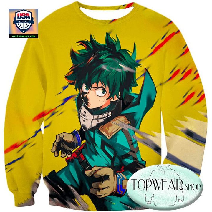 My Hero Academia Sweaters Izuki Midoriya Aka Deku Amazing Anime Sweater