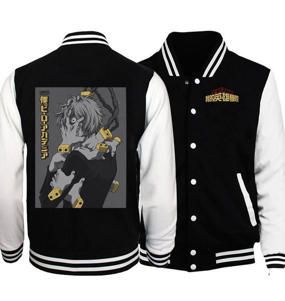 My Hero Academia Tomura Shigaraki Anime Baseball Jacket for Men & Women | Anime Fan Gift