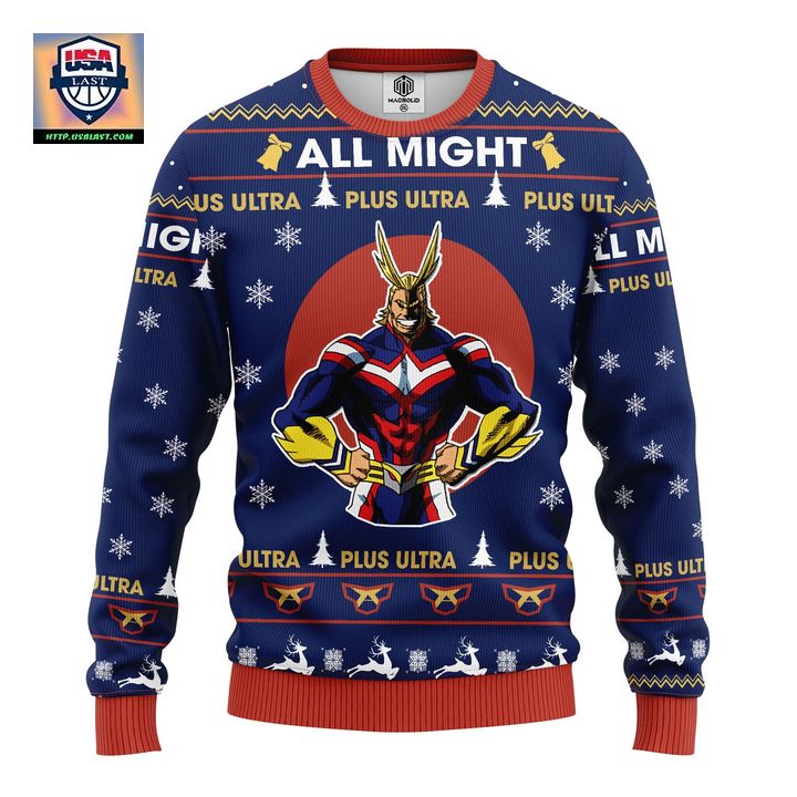 My Hero Academia Ugly Christmas Sweater Amazing Gift Idea Thanksgiving Gift