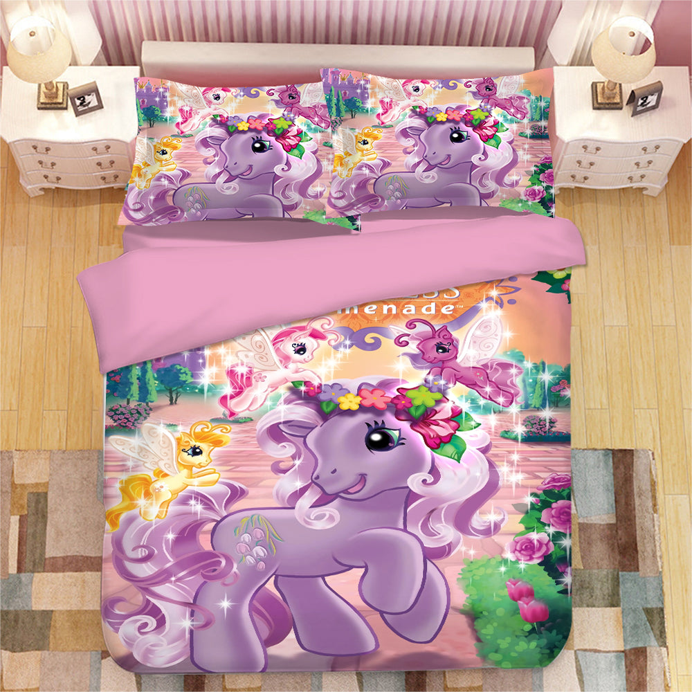 My Little Pony Duvet Cover Quilt Cover Pillowcase Bedding Set Bed Linen Home Bedroom Decor