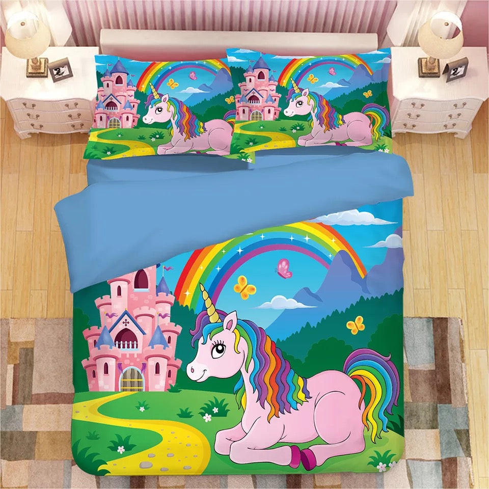 My Little Pony Duvet Cover Quilt Cover Pillowcase Bedding Set Bed Linen Home Bedroom Decor