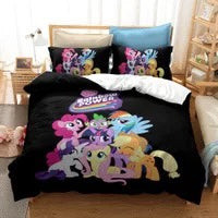 My Little Pony Duvet Cover Quilt Cover Pillowcase Bedding Set Bed Linen Home Bedroom Decor