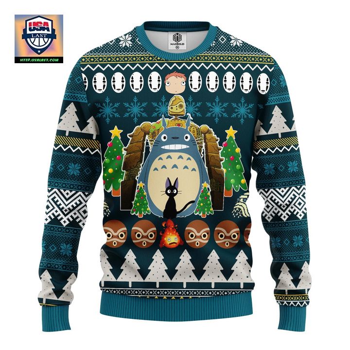 My Neighbor Is Totoro Anime Ugly Christmas Sweater Amazing Gift Idea Thanksgiving Gift