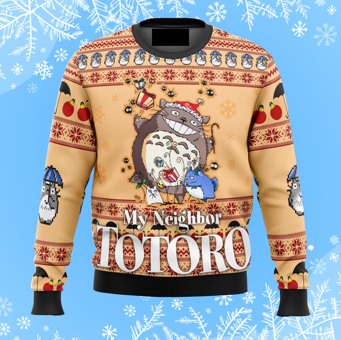 My Neighbor Totoro Ugly Christmas Sweater