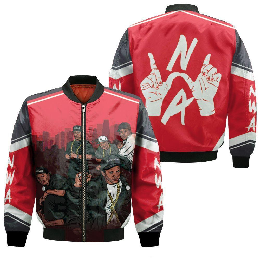 N.w.a. Member Groups Gta Style Bomber Jacket | Music Jacket for Men & Women | Music Fan Gift