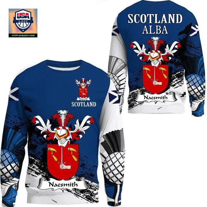 Naesmith Scottish Family Crest Scotland Special Sweater 