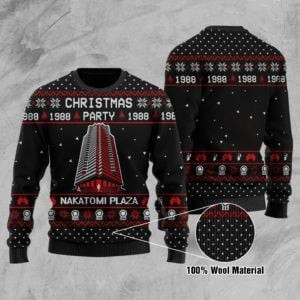 Nakatomi Plaza Ugly Christmas Sweater,