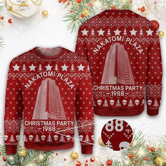 Nakatomi Plaza Ugly Christmas Sweater, Perfect Holiday Gift