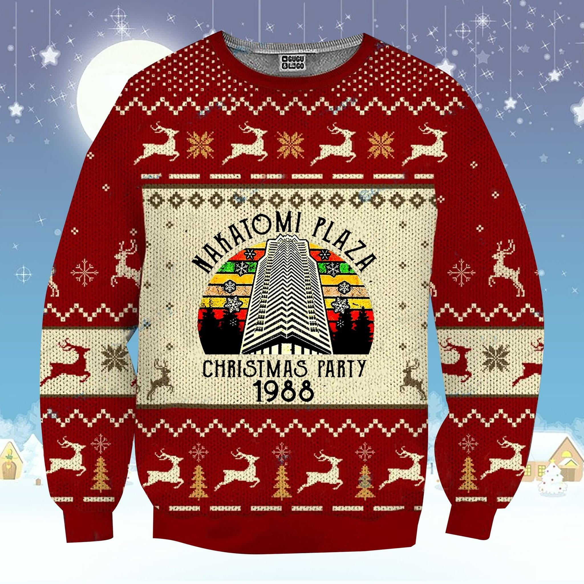 Nakatomi Ugly Christmas Sweater, Perfect Holiday Gift