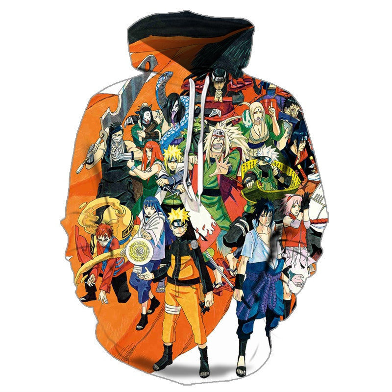 Naruto 3D All Over Print Hoodie & Zip Hoodie