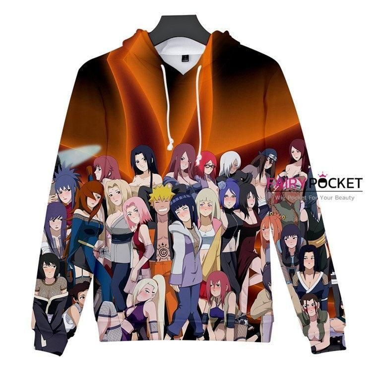 Naruto 3D All Over Print Hoodie & Zip Hoodie