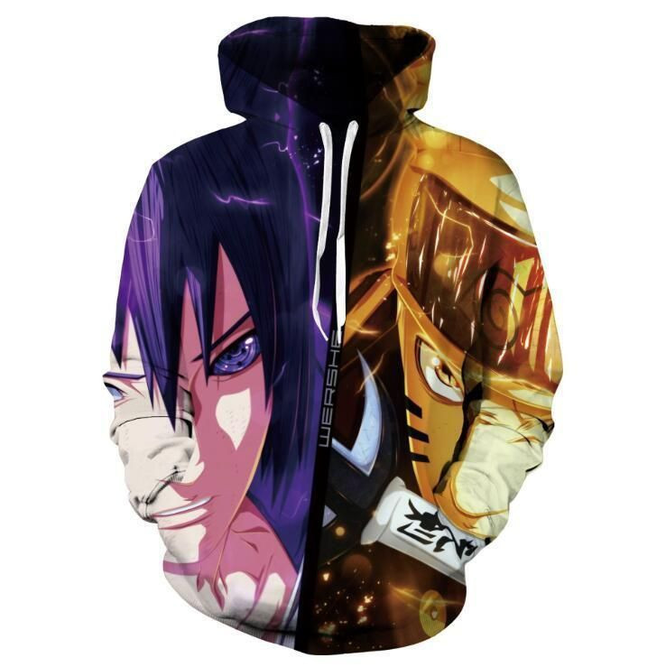 Naruto 3D All Over Print Hoodie & Zip Hoodie