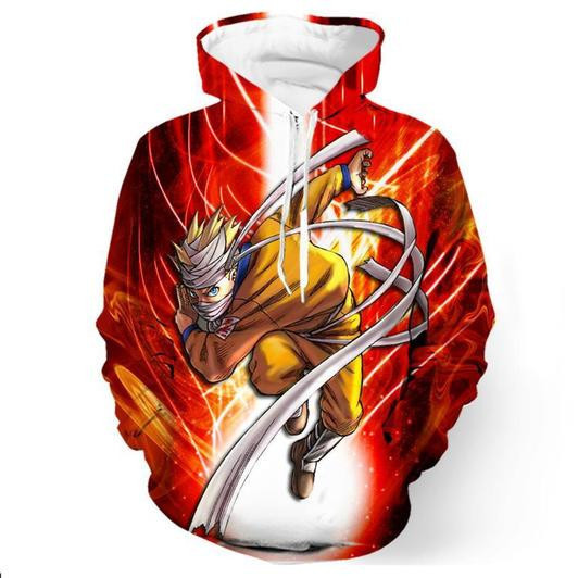 Naruto 3D All Over Print Hoodie & Zip Hoodie