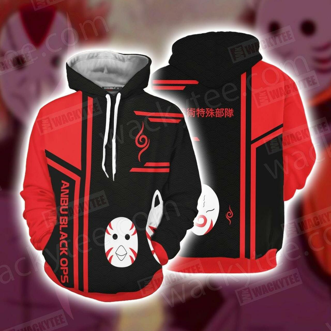 Naruto Anbu Unisex 3D All Over Print Hoodie & Zip Hoodie