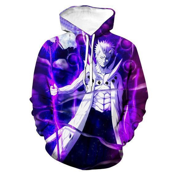 Naruto Anime Uchiha Obito 3D All Over Print Hoodie & Zip Hoodie