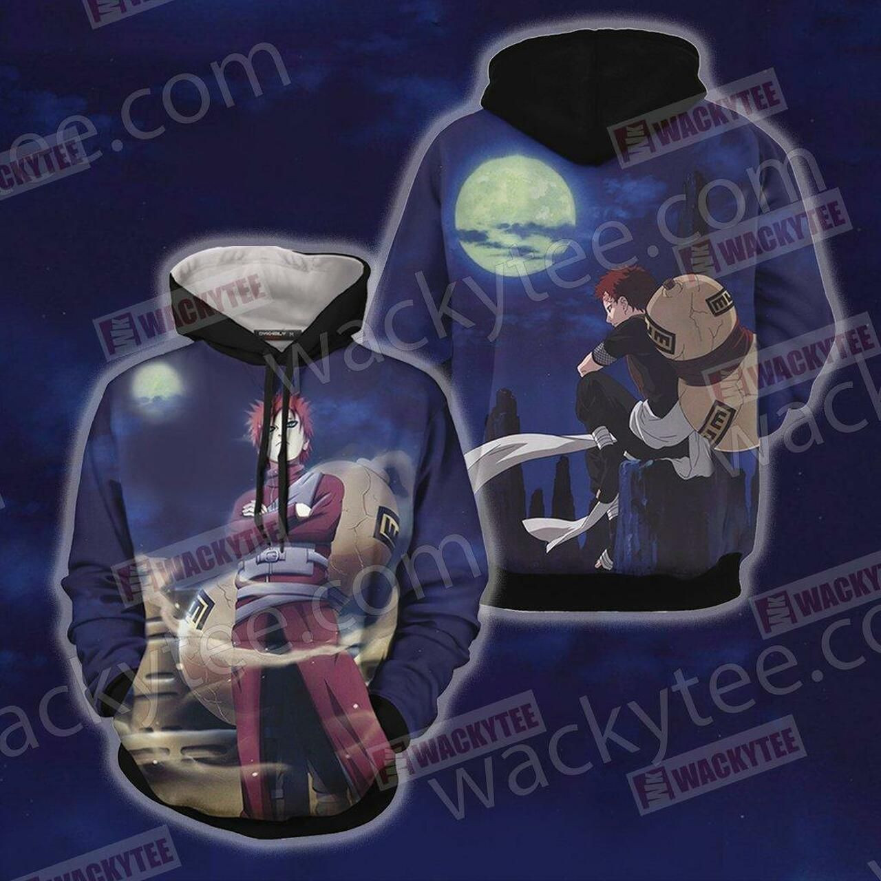 Naruto Gaara 3D All Over Print Hoodie & Zip Hoodie