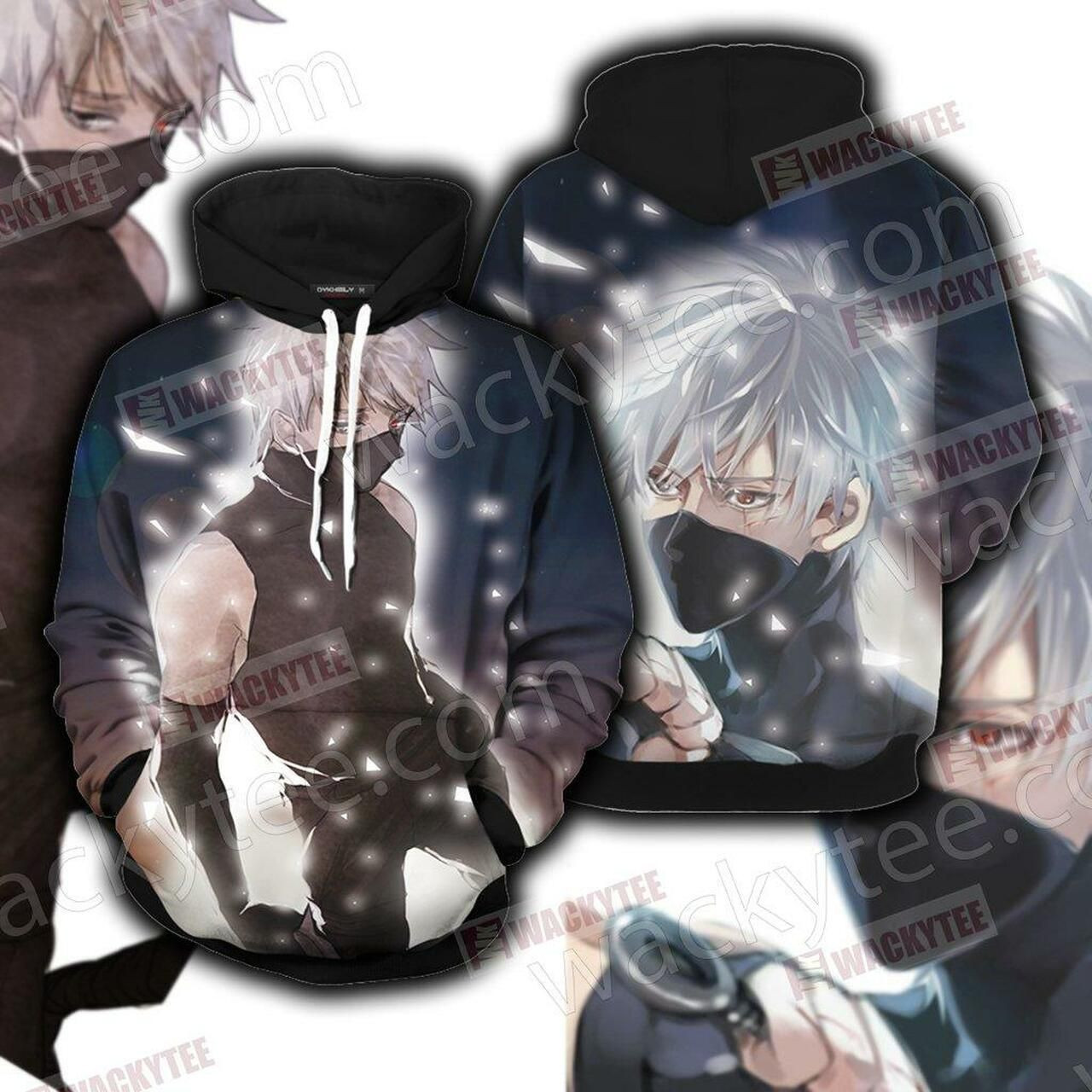 Naruto Hatake Kakashi Unisex 3D All Over Print Hoodie & Zip Hoodie