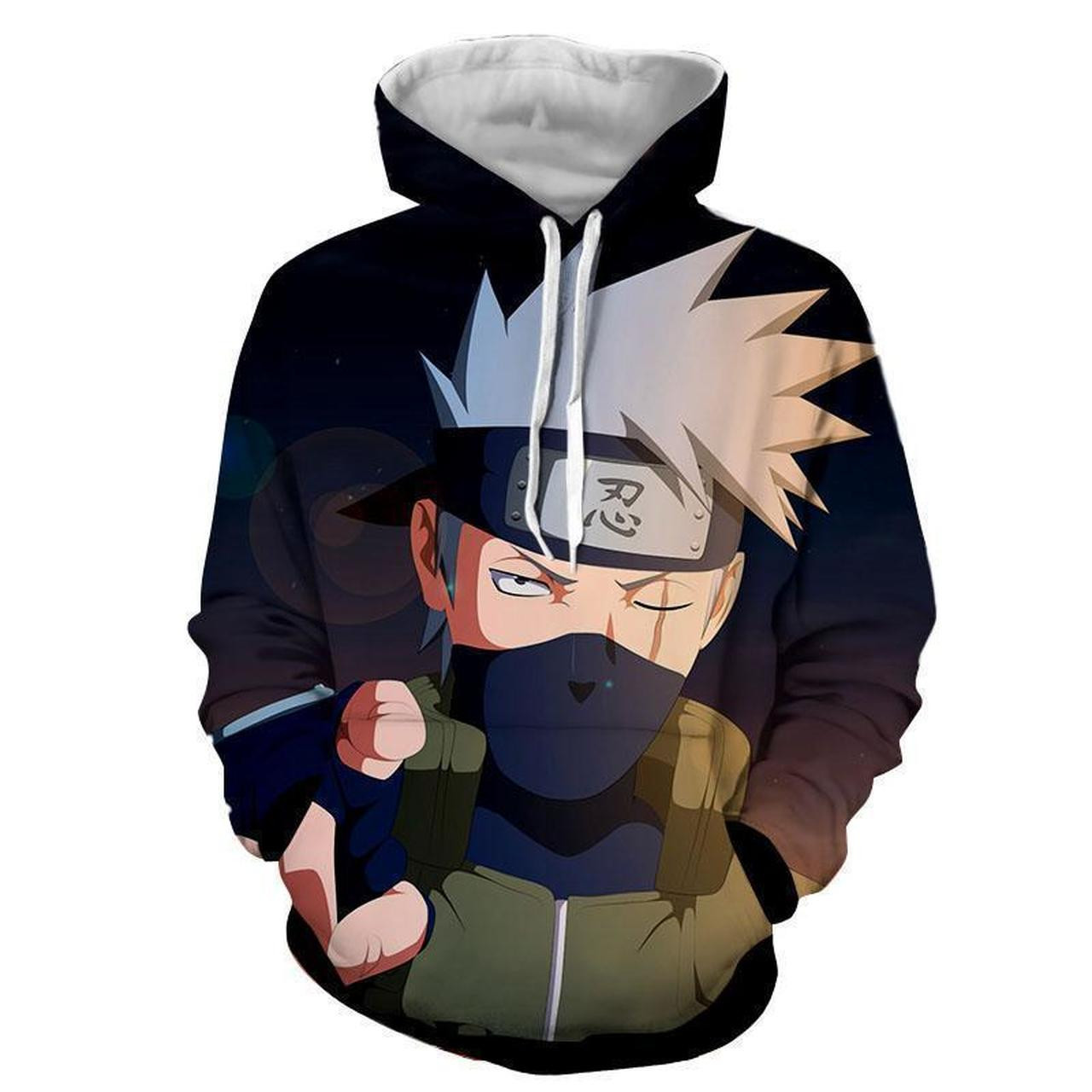 Naruto Kakashi 3D All Over Print Hoodie & Zip Hoodie