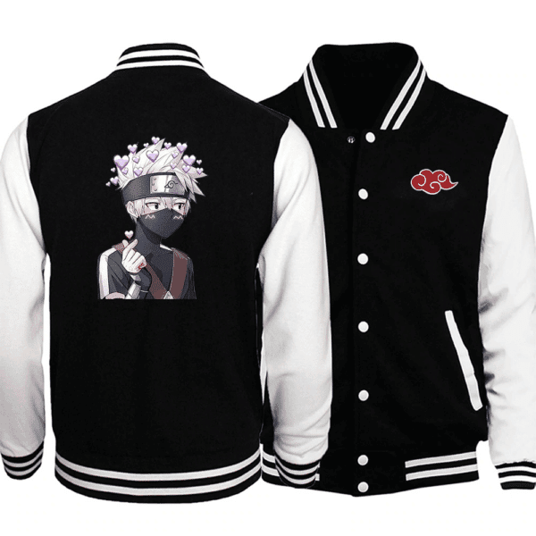 Naruto Kakashi Love Story Fashion Baseball Jacket for Men & Women | Anime Fan Gift