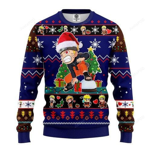 Naruto Kid Ugly Christmas Sweater, Perfect Holiday Gift