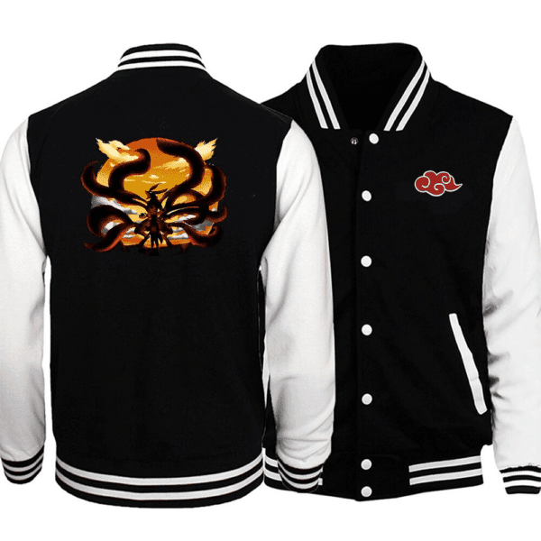 Naruto Kyubi The Nine Tails Baseball Jacket for Men & Women | Anime Fan Gift